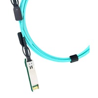 Cable Óptico Activo AOC 10G SFP+ MPO 5G/POE para Servidores en Rack de Larga Distancia, Computación en la Nube, Cableado de Alta Densidad