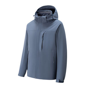 Chaqueta Impermeable con Calefacción para Hombre de Alto Rendimiento, Chaqueta de Invierno Cortavientos y Transpirable con Capucha Acolchada para Senderismo y Camping - Product Image 4