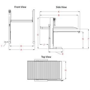 Elevador de Estacionamiento de 2 Postes BendPak PL-6000DCX 2026, Ancho, 6,000 Lbs, con Motor, para Exteriores, con Columnas Compartidas - Product Image 5