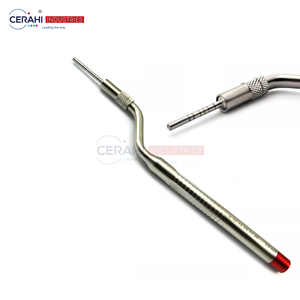 Haute qualité Cerahi Industries acier inoxydable sinus dentaire levage ostéotome ensemble 5 pièces Concave maillet maille plateau alimentation électrique - Product Image 4