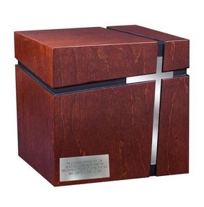 Urna Funeraria Decorativa de Metal para Cremación, Personalizada, para Adultos, Caja de Cremación Impresa, Urna Estilo Americano - Product Image 5
