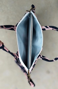 Handmade Blue Tiger Print Cotton <b>Quilted</b> Luxury Sling Laptop Bag Handle Lightweight Waterproof Eco-Friendly Vintage Business - Product Image 3