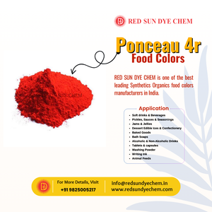 Ponceau 4R Colorantes alimentarios en la India. - Product Image 5