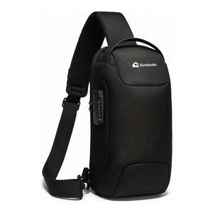 Bluelander Fashion Anti-Theft Men's Crossbody <b>Backpack</b> <b>Lightweight</b> with USB Port Code Lock and Zipper Closure Waterproof - Product Image 4