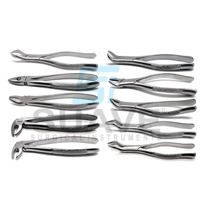 ชุดคีมถอนฟันรากฟันเครื่องมือทางทันตกรรมทำจากสเตนเลส - Product Image 4