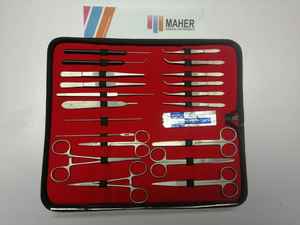 Kit de dissection en acier inoxydable avancé de 20 pièces pour étudiants en médecine anatomie laboratoire Scalper couteau poignée base Instruments chirurgicaux - Product Image 3