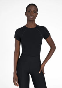 Camiseta de Equitación para Mujer 2026, Mangas Cortas, Ligera, Transpirable, Tejido Elástico, Capa Base Deportiva Ecuestre, Servicio OEM - Product Image 4