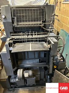 Machine d'impression offset deux couleurs Heidelberg GTO ZP 52 - avec numérotation et perforation - Fabriquée en Allemagne - Product Image 3