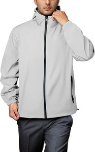 <b>Men's</b> Lightweight Breathable Windbreaker <b>Jacket</b> Plus Size New Arrival Casual Wear <b>Summer</b> Windbreaker <b>Jacket</b> Color Block - Product Image 5