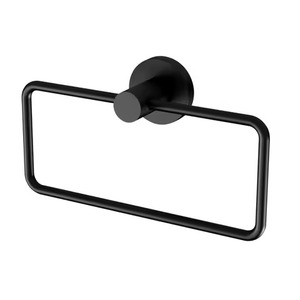 <b>Hand</b> Forged <b>Black</b> Bathroom <b>Towel</b> Ring, Wrought Iron Handmade <b>Towel</b> Holder for Bathroom and Kitchen - Product Image 3