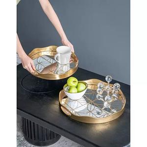 Plateau de service en aluminium avec option de texte personnalisé utilisé pour les cadeaux personnalisés de mariage ou les présentoirs de marque - Product Image 2