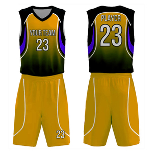 Por encargo último baloncesto Jersey uniforme Bsci poliéster ropa deportiva con impresión por sublimación más opción de tamaño - Product Image 3