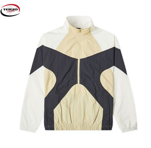Conjunto de chándal de poliéster 100% para hombre, cortavientos transpirable, estampado personalizado para la temporada de otoño de talla grande, venta al por mayor - Product Image 3