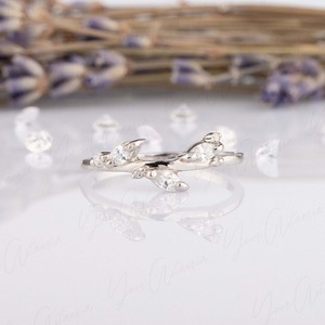 เครื่องประดับสำหรับผู้หญิงแหวนเงินสไตล์โบโฮ925เครื่องประดับเงินแท้สีขาวโทแพซพลอยแฮนด์เมดของขวัญยอดนิยมสำหรับความรัก - Product Image 1