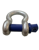 Manille à arceau en acier allié forgé à froid/acier inoxydable 1-3/4 pouces, quincaillerie de gréement robuste G209, ancre à vis galvanisée