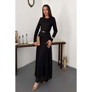 Robe en dentelle noire - Noir - Product Image 2