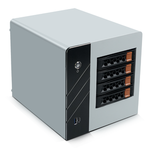 Di động 1TB 2TB 4TB NAS lưu trữ đám mây có thể truy cập 6 cổng Sata 4 máy chủ bay máy tính N100 Bốn khe đĩa cứng lưu trữ đám mây - Product Image 3