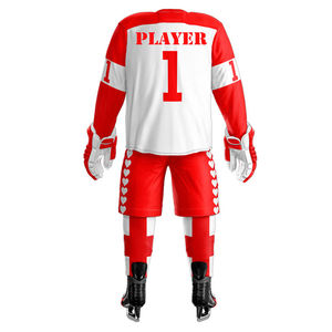 Meilleure vente Ensemble d'uniformes de hockey sur glace personnalisés de haute qualité pour hommes avec logo imprimé du nom de l'équipe Les hommes peuvent créer leur propre - Product Image 3