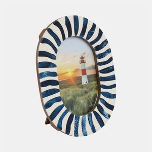 Cadre photo de table personnalisable en bois avec incrustation d'os, design ethnique fait main, logo, couleur et taille personnalisables, décoration intérieure - Product Image 5