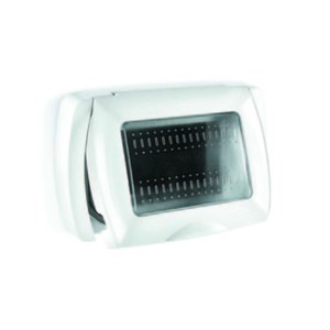 Placca Life X Esterno Ip55 Blanca 3 Posti - Product Image 1