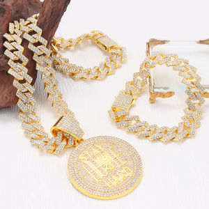 Joyería Fina de Lujo Chapada en Oro Sólido de 18K, Plata 925, Estilo Hip Hop, Diamante Redondo de Corte Brillante, Colgantes y Dijes Unisex - Product Image 5