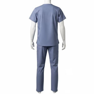 Conjuntos de Uniformes Médicos para Hombre, Spandex, Poliéster Elástico, Uniforme Médico Transpirable y Ligero, Ropa de Trabajo para el Sector Salud, Ropa de Clínica - Product Image 3