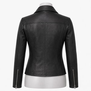 Chaqueta de Cuero para Mujer de Alta Calidad, Diseño Cómodo, Textura Premium y Construcción Duradera para Uso Casual y Urbano - Product Image 5