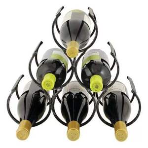 Unique Spiral Style Classic Iron Vintage <b>Wine</b> <b>Rack</b> Sustainable & Multifunction Design for Home Restaurant Cafe Bottle Holder - Product Image 6