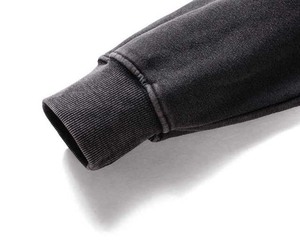 100% algodón básico cuello redondo de alta calidad cuello redondo de gran tamaño lavado con ácido sudaderas con capucha y sudaderas para hombres personalizados OEM ODM - Product Image 5