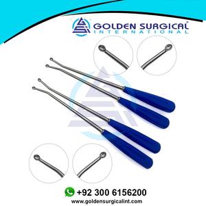 Cureta de hueso UBE Instrumentos quirúrgicos ortopédicos izquierdo y derecho Cureta de 1 pieza para eliminación de cartílago - Product Image 5