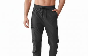 Pantalon de survêtement Taille EU 90% Nylon 10% Spandex Taille élastique Été Léger Respirant Séchage rapide Extensible dans les quatre sens Écologique - Product Image 3