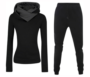 ชุดวอร์มสไตล์สตรีทสำหรับผู้หญิง ฤดูกาลใหม่ ราคาไม่แพง รับสกรีนโลโก้ ชุดลำลองสำหรับกิจกรรมกลางแจ้ง - Product Image 3