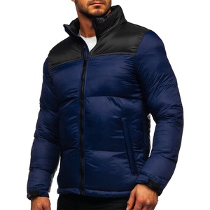 Manteau d'hiver rembourré de haute qualité avec logo personnalisé pour hommes Veste bouffante brillante en toile Designer Nouveau directement du fabricant - Product Image 5