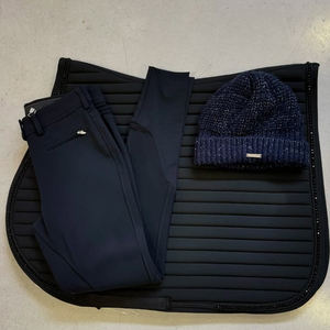 Équipement d'équitation de haute qualité sur mesure Ensembles de tapis de selle en coton Tapis de selle pour cheval anglais - Product Image 6