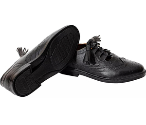 Hot Sale Scottish Kilt Shoes Ghillie Brogues Genuine Leather with Soft Anti-Slip PVC and PU <b>Insoles</b> Rubber <b>Insole</b> Material - Product Image 2