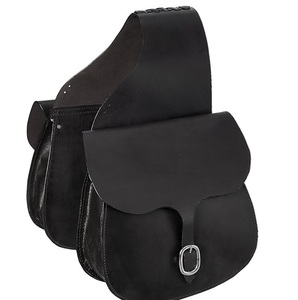 Nouvelle sacoche latérale de moto personnalisée marron sacoches de selle en cuir synthétique cavalier bagages sacs de selle en cuir personnalisés en gros - Product Image 2