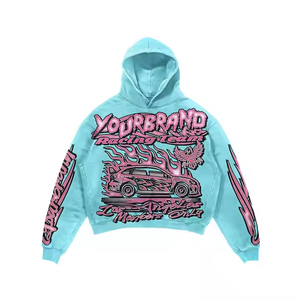 ชุดวอร์มสองชิ้นผ้า3D มีฮู้ดสำหรับฤดูหนาวผ้าคอตตอนระบายอากาศได้ดีเป็นมิตรกับสิ่งแวดล้อมงานตามสั่ง - Product Image 2