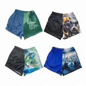 Short de rugby classique personnalisé par sublimation OEM Short de rugby d'entraînement de pêche de camion en nylon - Product Image 3