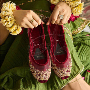 Calzado Ecológico para Mujer, Khussa Antideslizante, Estampado, de Primera Calidad, Venta al Por Mayor, Accesorios - Product Image 3