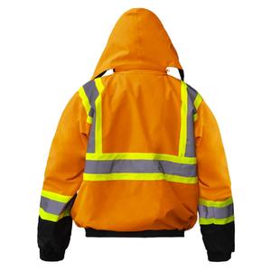 Logo personnalisé Veste de travail pour hommes Extérieur Uniforme de sécurité industrielle Construction professionnelle Manteau de protection - Product Image 2