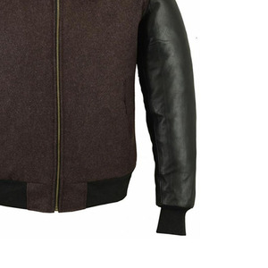 Veste matelassée personnalisée en toile coupe-vent, respirante et imperméable, avec logo personnalisé, style Letterman, Baseball, Streetwear, Varsity pour - Product Image 5