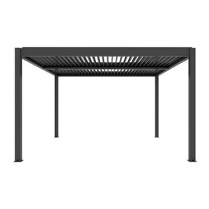 Pérgola de Aluminio de Lujo Moderna para Exteriores, con Lamas Motorizadas con Recubrimiento en Polvo, Fácil de Montar, Bioclimática Eléctrica - Product Image 2