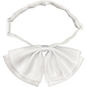 Pajarita ajustable preatada para mujer, poliéster hecho a mano, satén, Color sólido, lazo de boda de gran tamaño, corbatas al por mayor para mujer - Product Image 1