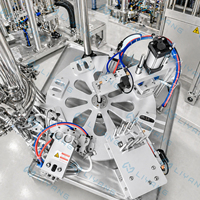 Machine de remplissage et de scellage automatique haute vitesse pour cuillères, avec plateau rotatif et 2 buses, idéale pour le miel et les petites entreprises