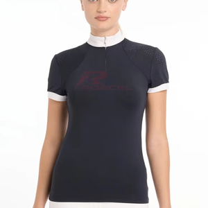 Mode femmes équitation spectacle chemise en gros professionnel vêtements équestres respirant tissu à séchage rapide design élégant - Product Image 1