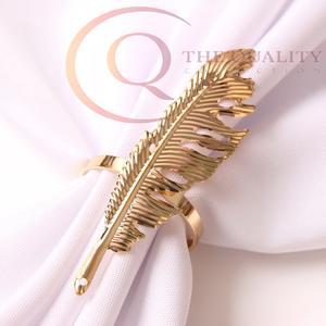 แหวนผ้าเช็ดปากตกแต่งหรูหราสำหรับโต๊ะอาหาร อุปกรณ์ตกแต่งโต๊ะอาหารที่สง่างามสำหรับบ้าน โรงแรม ร้านอาหาร และงานแต่งงาน - Product Image 6