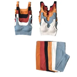 Logo Service respirant grande taille vêtements de sport de fitness pour femmes ensemble de yoga de gymnastique sexy - Product Image 1