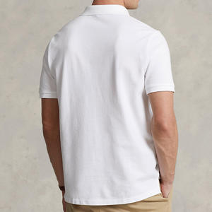 Polos de algodón de alta calidad con logotipo bordado personalizado para hombre, ropa deportiva de marca informal, camisetas Unisex de moda para el hogar - Product Image 4