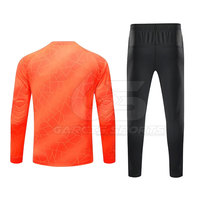 Uniforme rembourré de gardien de but à manches longues matériau respirant et coussinets en mousse uniforme rembourré de gardien de but professionnel