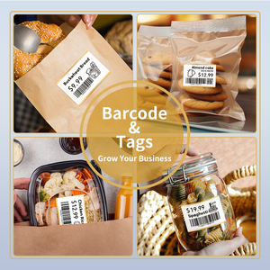 Phomemo สติกเกอร์ติดฉลากกันความร้อนสีทองขนาด60 × 86มม. กันน้ำสำหรับ M200/M220/M221 UV ชุด3ม้วนโปรโมชั่นร้านขายของชำ - Product Image 2